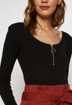 Even&Odd Maglietta A Manica LungaBlack Donna T-shirt E Top EV421D1BK-Q11 -Even&Odd e8e9a21e2f0242f79add79dca268eb08