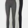 Even&Odd 3 PackLeggingsBlack /Mottled Dark Grey/Mottled Light Grey Donna Pantaloni EV421A0AC-Q13 -Even&Odd edad3bf25c24454ba130ce52a7d1fec4
