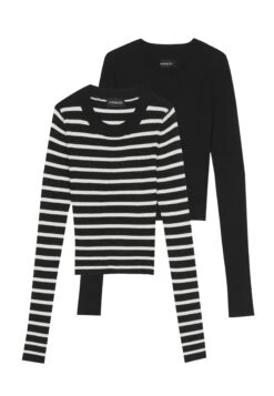 Even&Odd 2 PackMaglioneBlack / Off-White Donna Maglieria EV421I0CK-Q14 -Even&Odd f7b2e9b43e2f44ac99e5e4f3fa6e6151