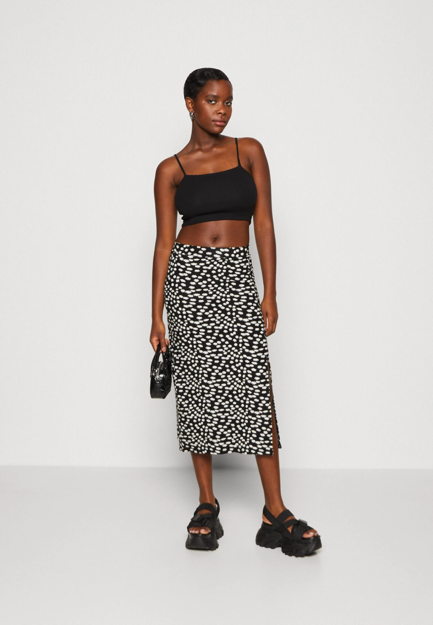 Even&Odd Gonna A TubinoBlack/White/Multi-Coloured Donna Gonne EV421B09D-Q15 4 Even&Odd Gonna A TubinoBlack/White/Multi-Coloured Donna Gonne EV421B09D-Q15 - immagine 2