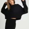 Even&Odd Cropped JumperMaglioneBlack Donna Maglieria EV421I09V-Q11 2 Even&Odd Cropped JumperMaglioneBlack Donna Maglieria EV421I09V-Q11 -Even&Odd fd3bd6122f154dad894d971b813e9d0b